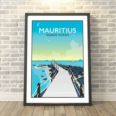 Mauritius Print__A3