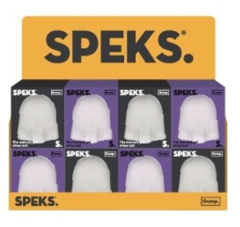 *Nouveau* Présentoir Ghost Gump 24 - Halloween - À commander avant le 1er avril 2026 - Balle anti-stress en gel à mémoire de forme