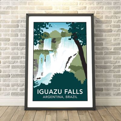 Iguazu Falls, Argentina, Brazil Print__A3