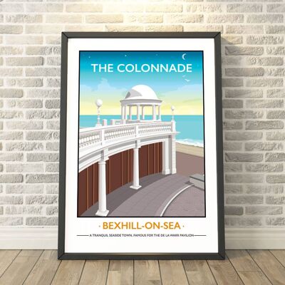 The Colonnade, De la Warr Pavilion, Bexhill-on-sea Print__A3