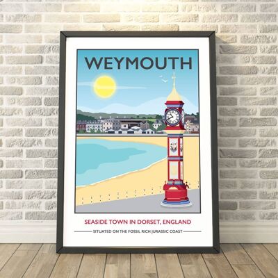 Weymouth, Dorset Print__A3