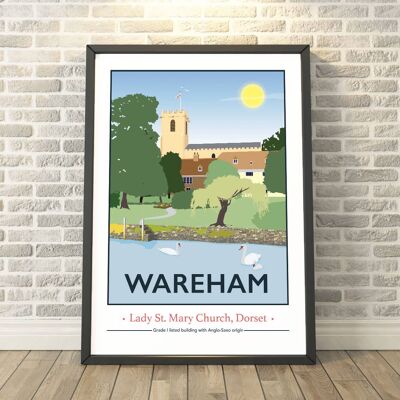 Wareham, Dorset Print__A3