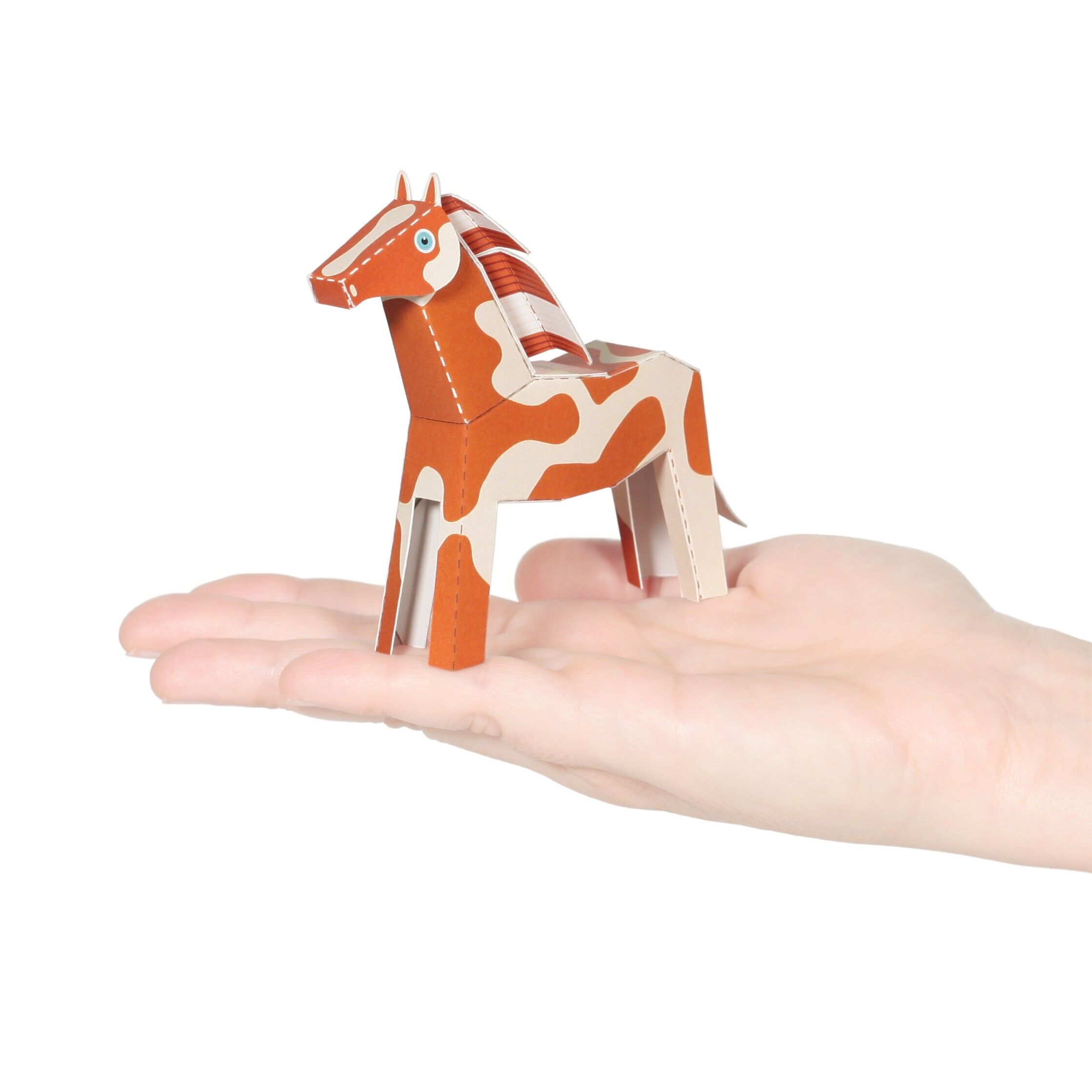 Postal del caballo Skewbald