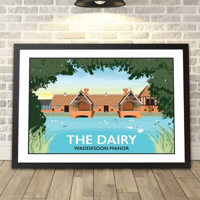 The Dairy Waddesdon Manor, Buckinghamshire Print__A3