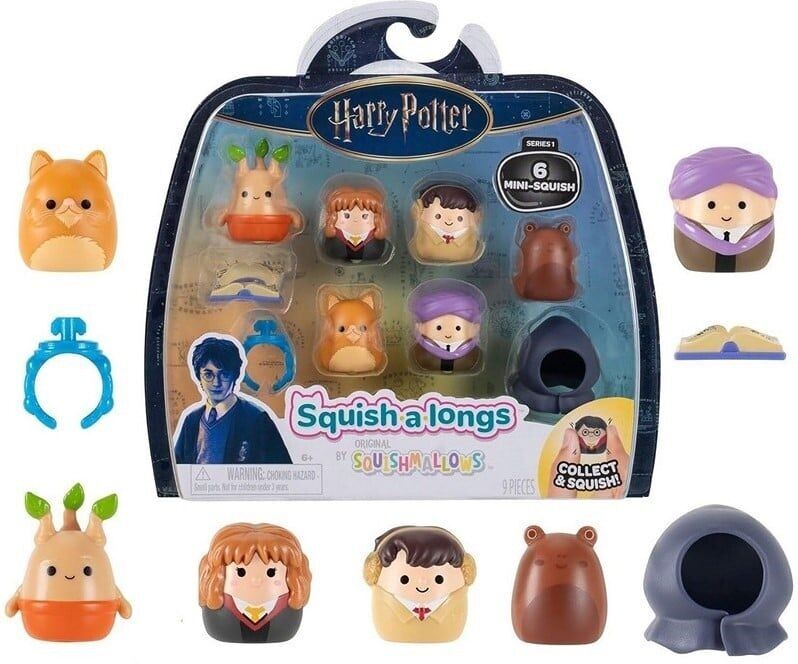 Squishmallows Harry Potter Squish-a-longs conjunto de figuras paquete de 9 18x18cm