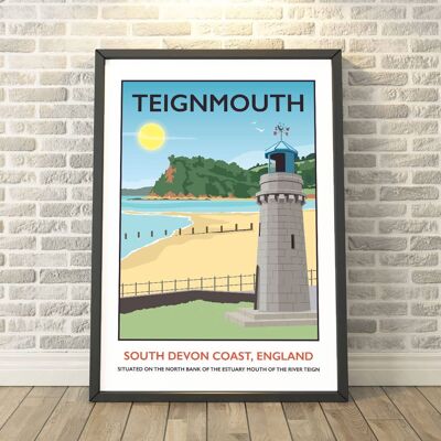 Teignmouth, Devon Print__A3