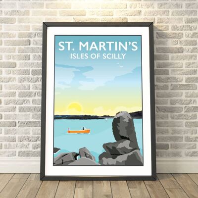 St Martin's, Isles of Scilly Print__A3