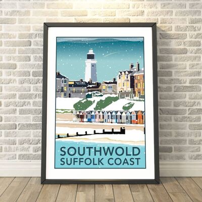 Southwold, Suffolk Winter Print__A3