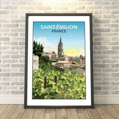 Saint Emilion, France Print__A3