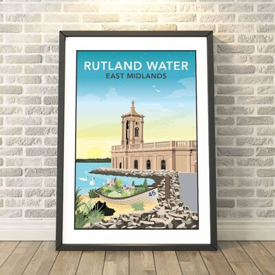 Rutland Water, East Midlands Print__A3