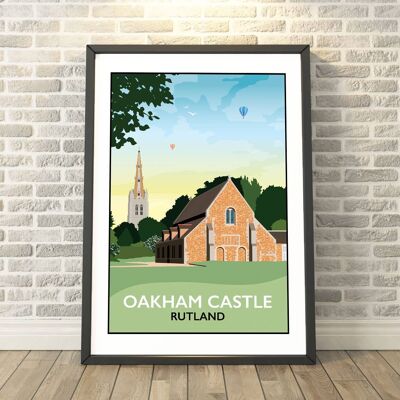Oakham Castle, Rutland Print__A3