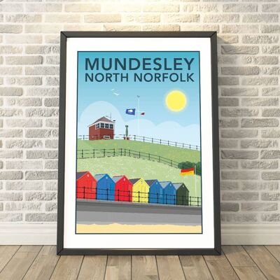 Mundesley, North Norfolk Print__A3 3