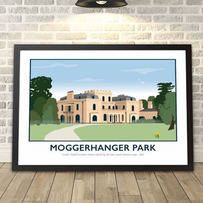 Moggerhanger House, Bedfordshire Print__A3