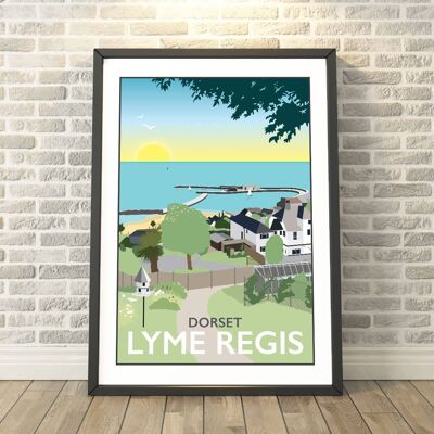 Lyme Regis, Dorset Print__A3