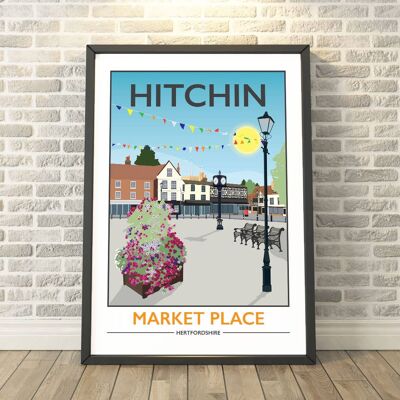 Hitchin, Hertfordshire Print__A3