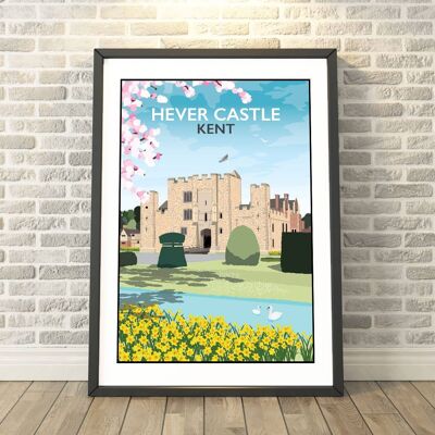 Hever Castle, Kent Print__A3