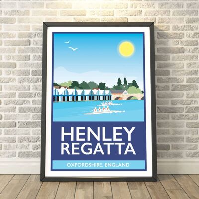 Henley Regatta, Oxfordshire Print__A3