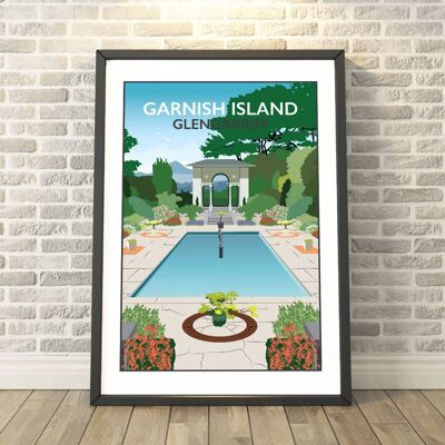 Garnish Island, Glengarriff, Cork, Ireland Print__A3