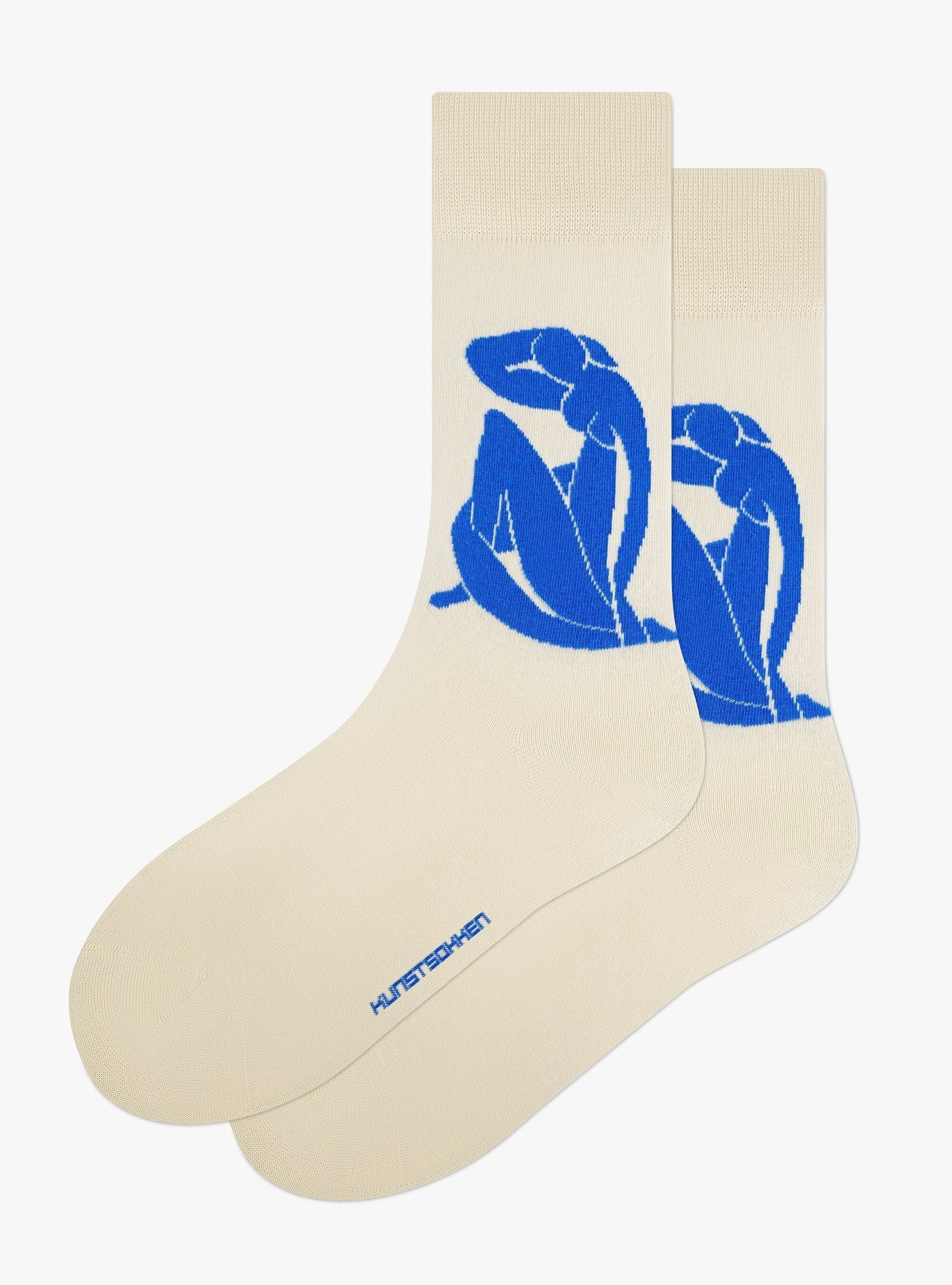 Socks Nude blue I 41-46 Kunstsokken