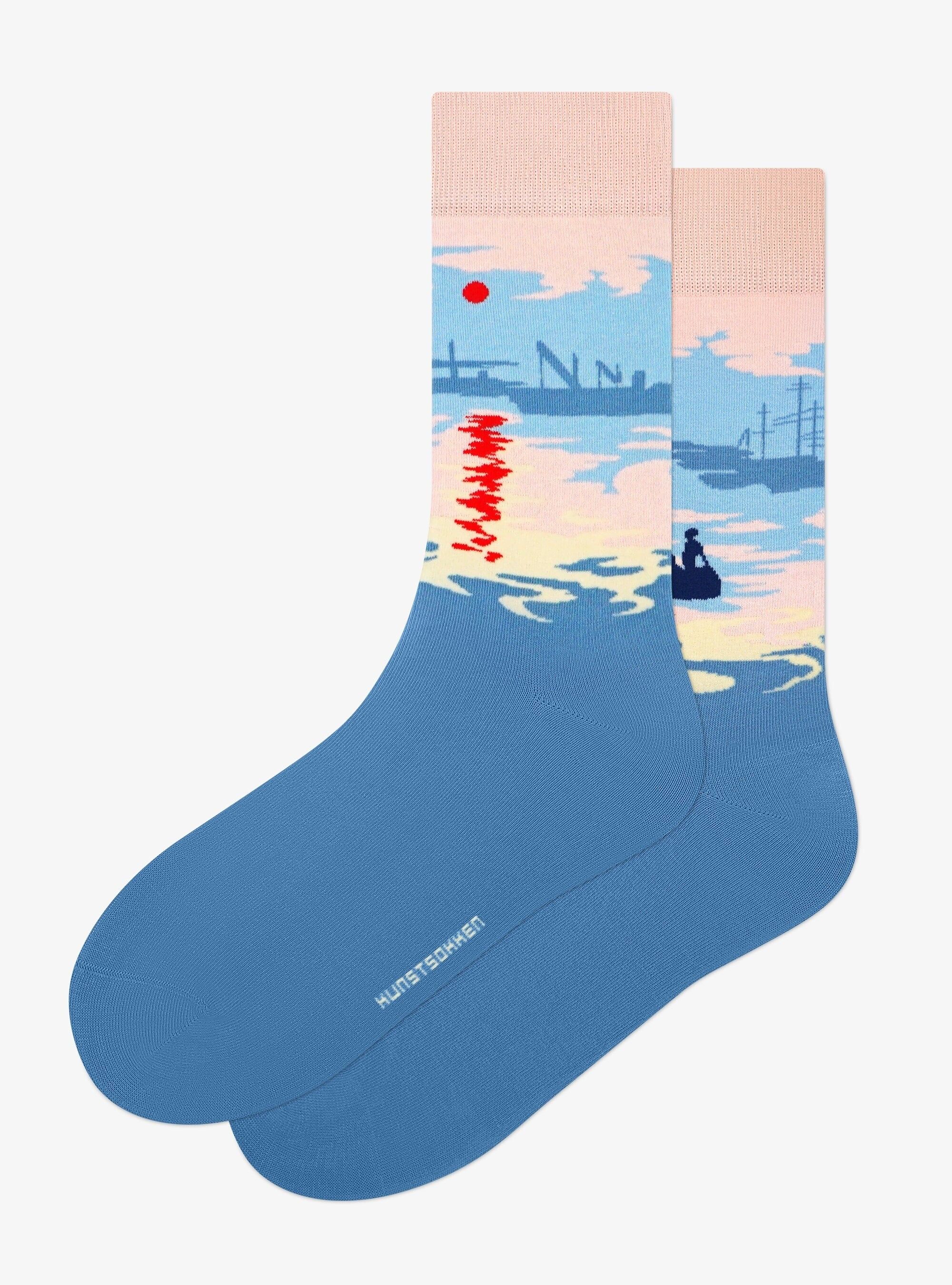 Printed socks, sizes 41-46, Kunstsokken