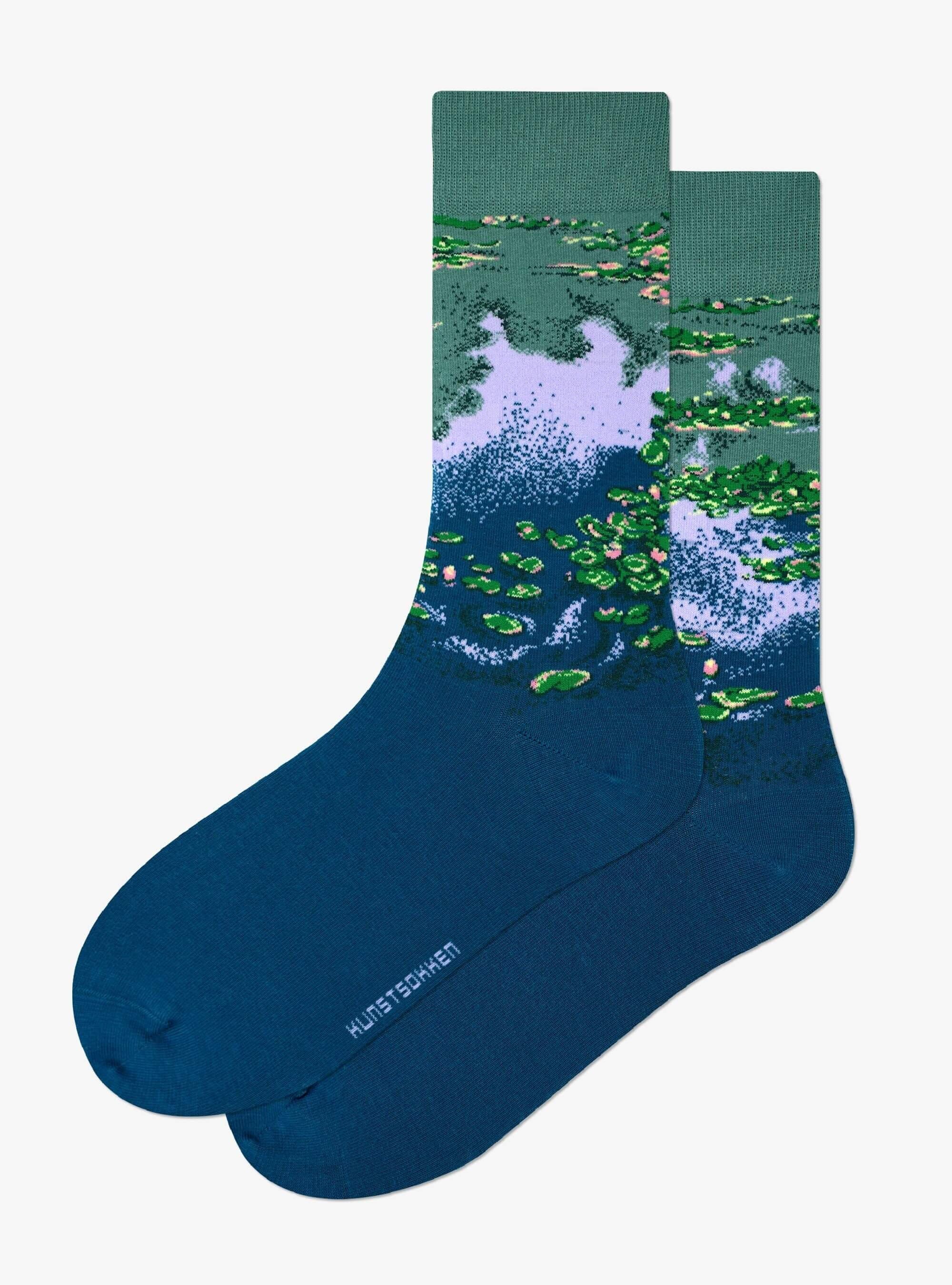 Water Lilies Socks 41-46 Kunstsokken