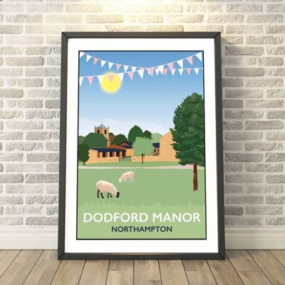 Dodford Manor, Northampton Print__A3