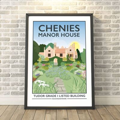 Chenies Manor, Buckinghamshire Print__A3