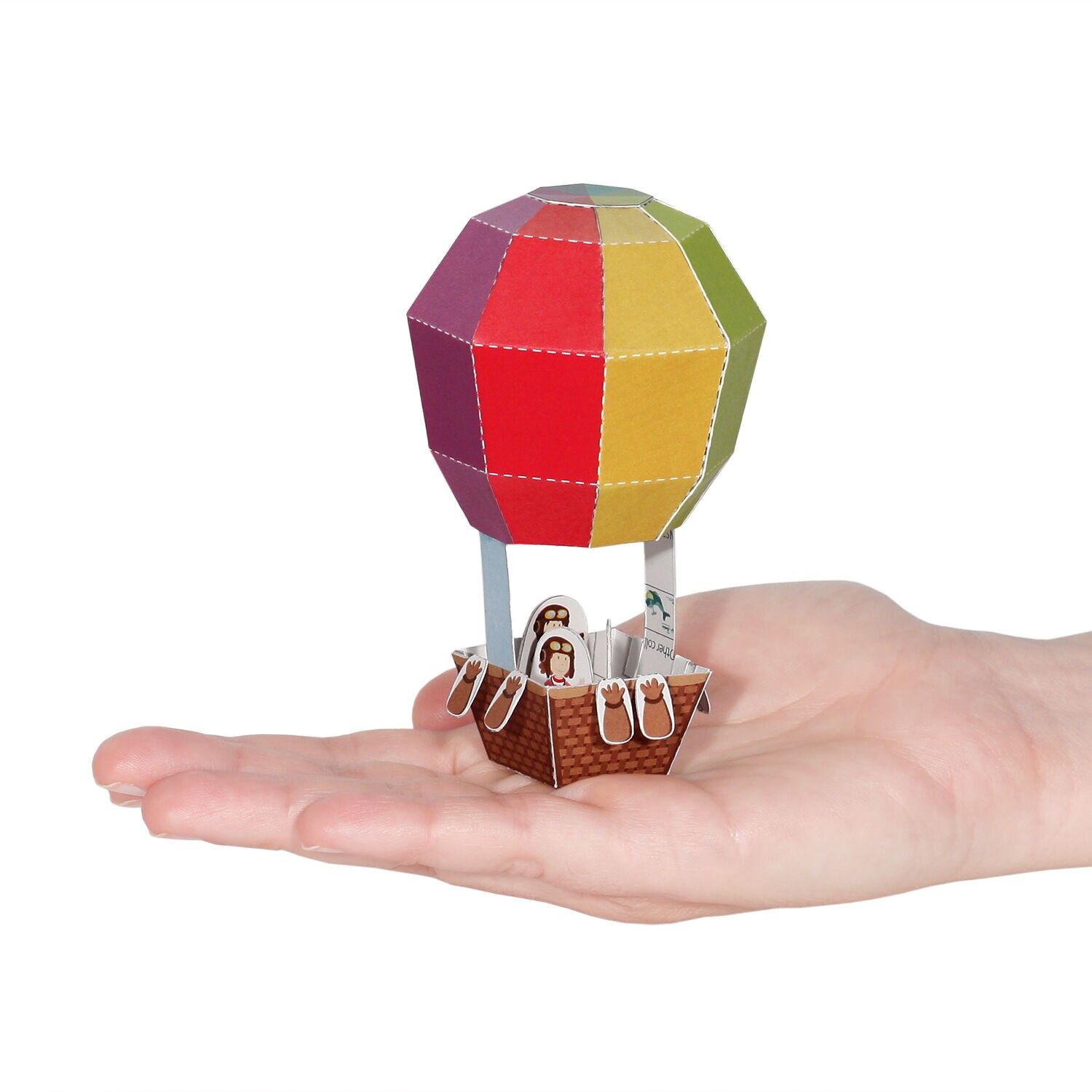 Postal de globo aerostático