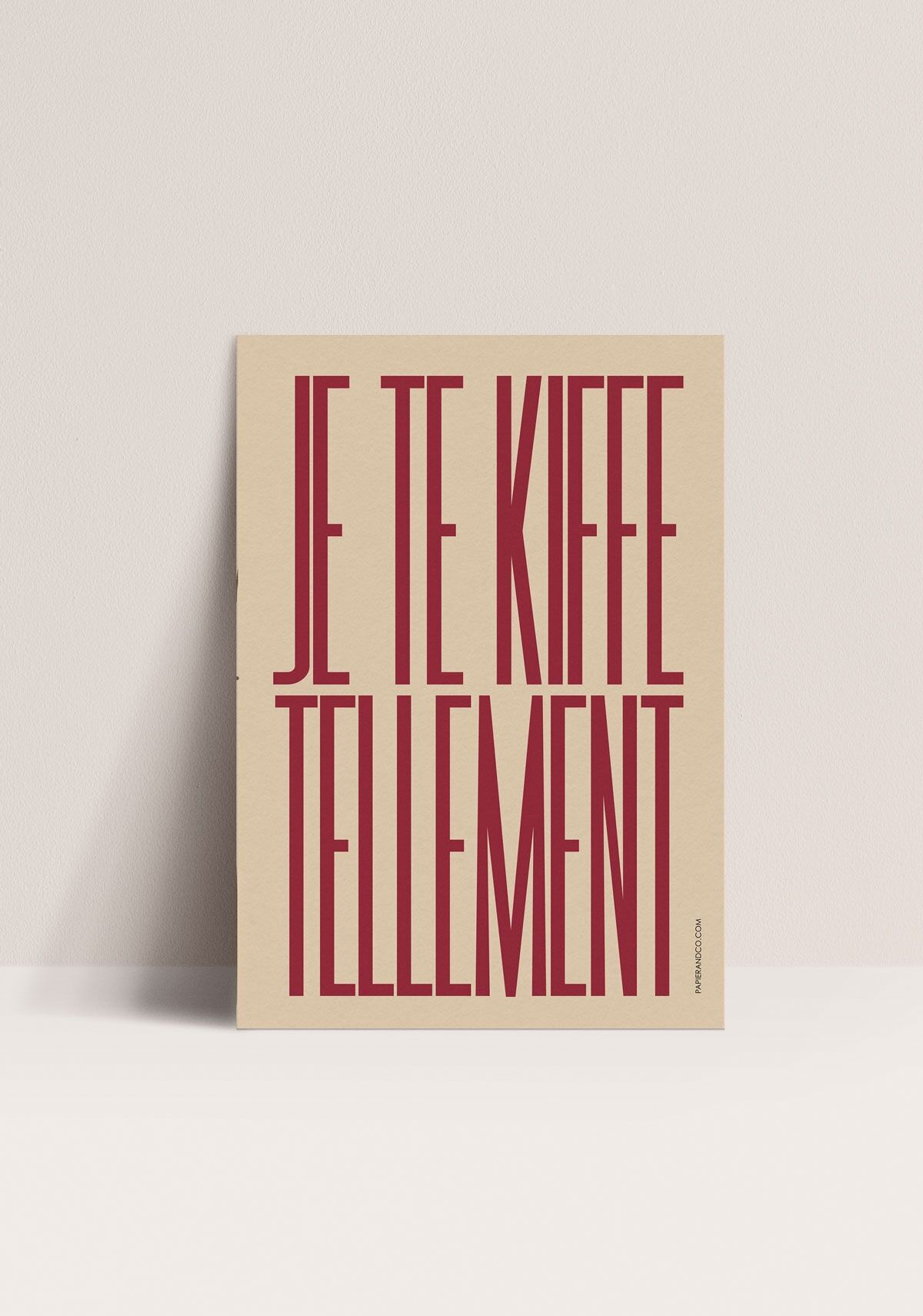 Karte – Ich liebe dich so sehr