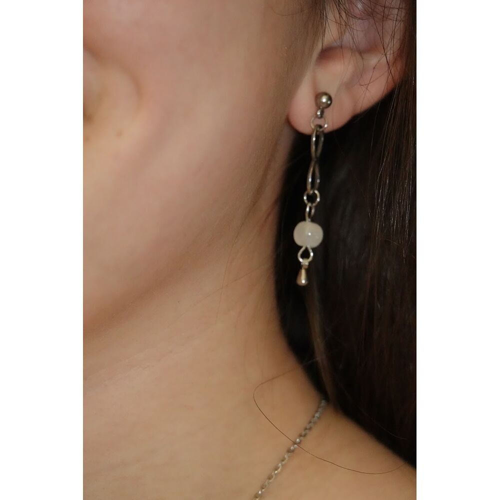 #1481 - "Infinite Love" Wedding Earrings