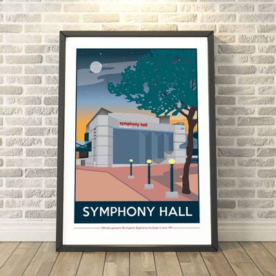 Birmingham Symphony Hall Print__A3