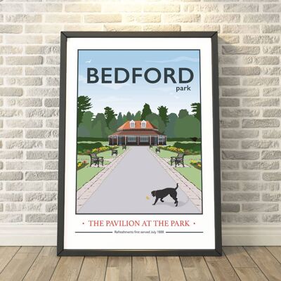Bedford Park, Bedfordshire Print__A3