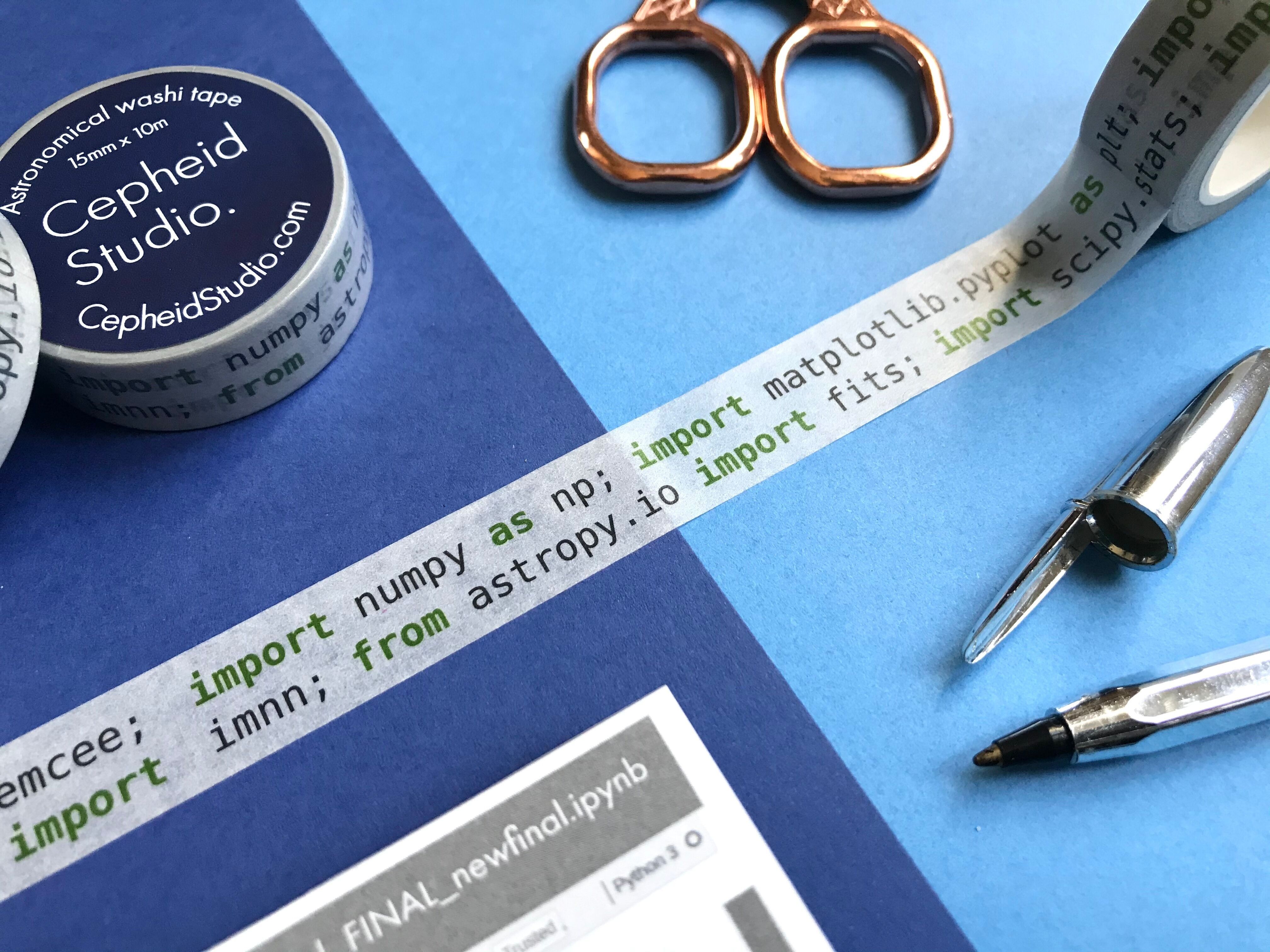 Washi-Tape - Python-Code (1,5 cm x 10 m)