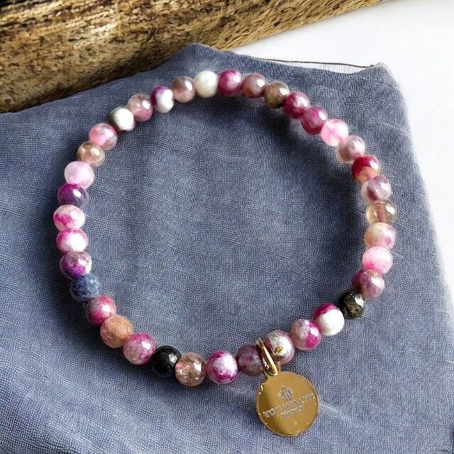"BRISBANE" bracelet in Tourmaline stone