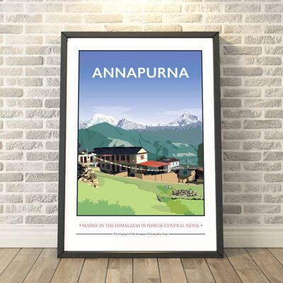Annapurna, Nepal Print__A3
