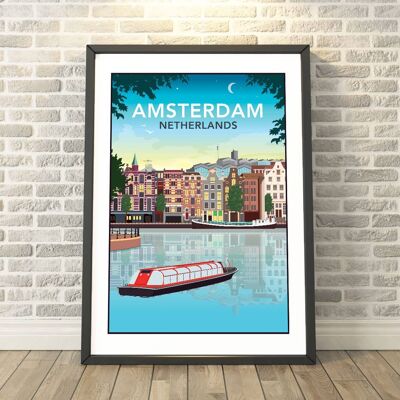 Amsterdam, Holland, Netherlands Print__A3