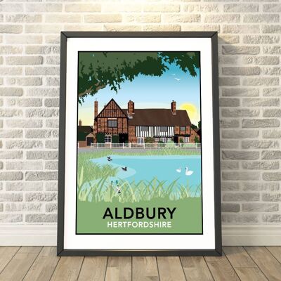Aldbury, Hertfordshire Print__A3