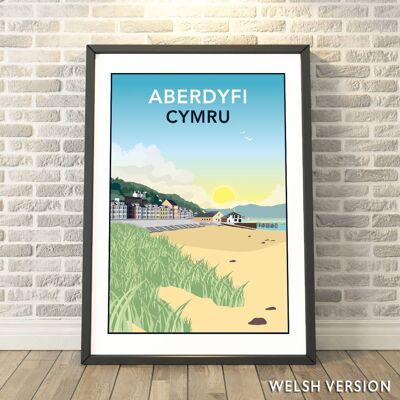 Aberdyfi, Cymru, Aberdovey, Wales Print__A3