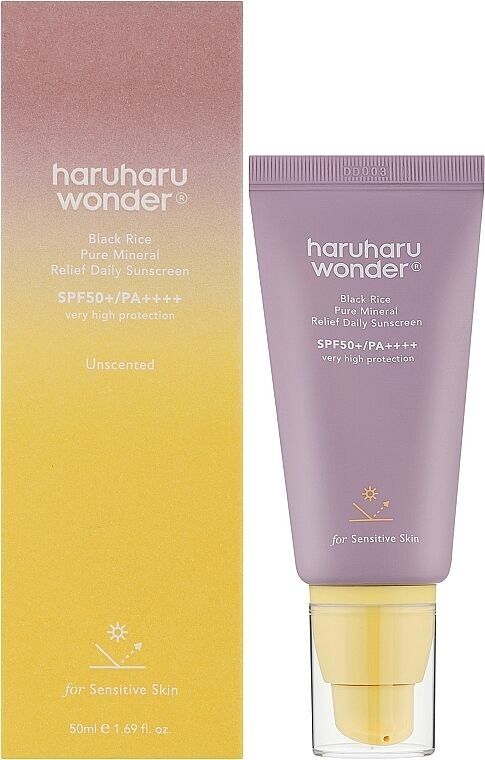 Haruharu wonder - Black Rice Pure Mineral Relief Daily Sunscreen SPF50+PA++++