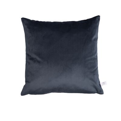 Blue Forcé velvet cushion
