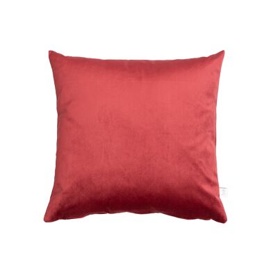 Almohada de terciopelo rojo