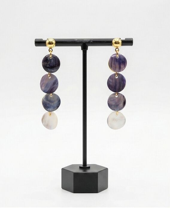 Boucles d'oreille "Disco Moule"