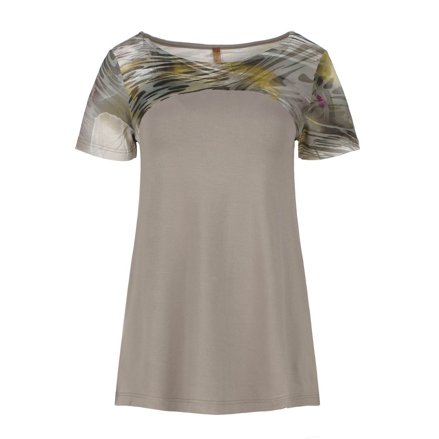 Parte superiore con dettaglio stampa animalier