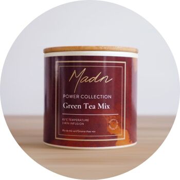 Pouvoir : Mélange de thé vert - Boîte - Vrac 1