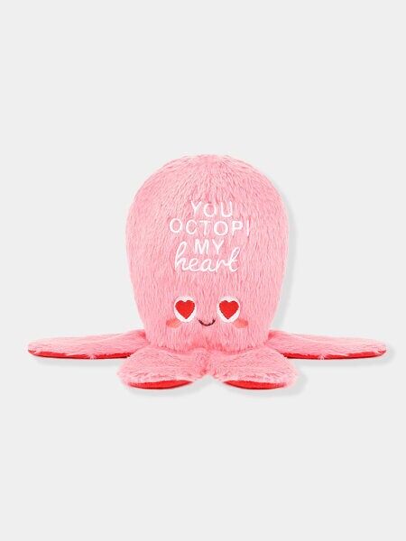Plush Dog Toy - Fuzzy Friendz - Woof Love - You Octopi My Heart - HugSmart