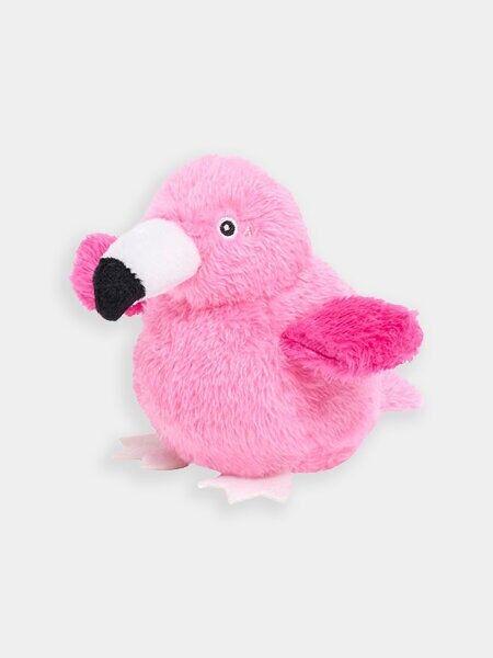Dog toy - ZippyTuff+ 2 in 1 Birdiez – Flamingo - Zippy Paws