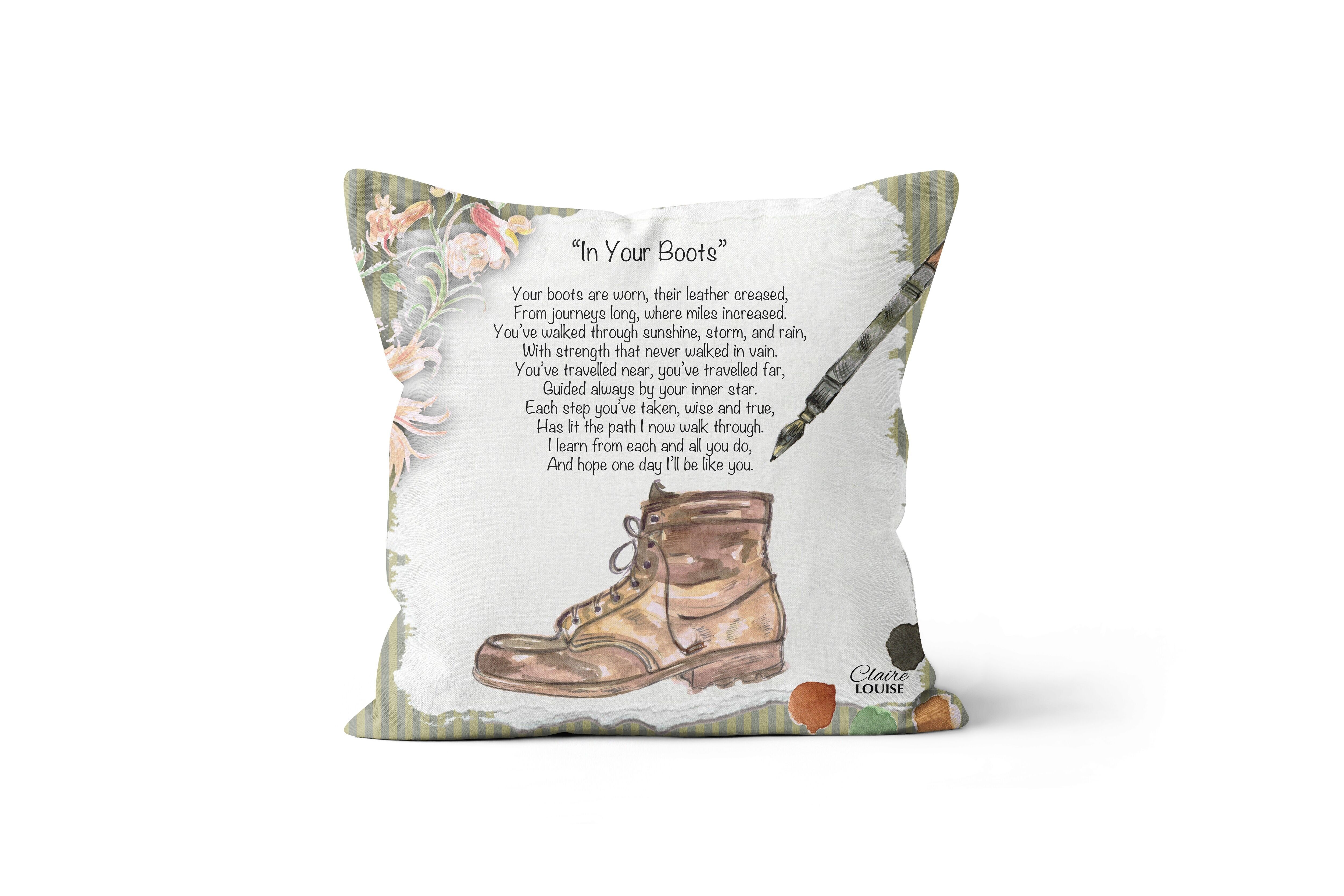 Coussin In Your Boots - Le poème peint