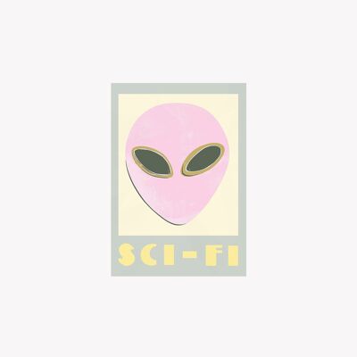 Science-Fiction - Postkarte