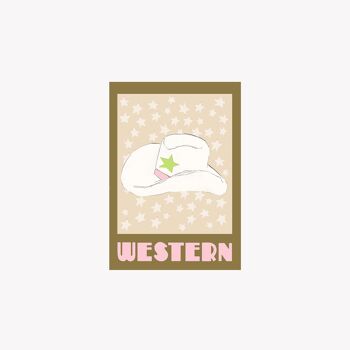 Western - Carte postale