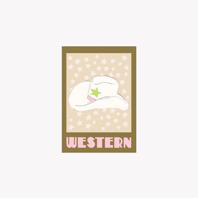 Western - Postkarte